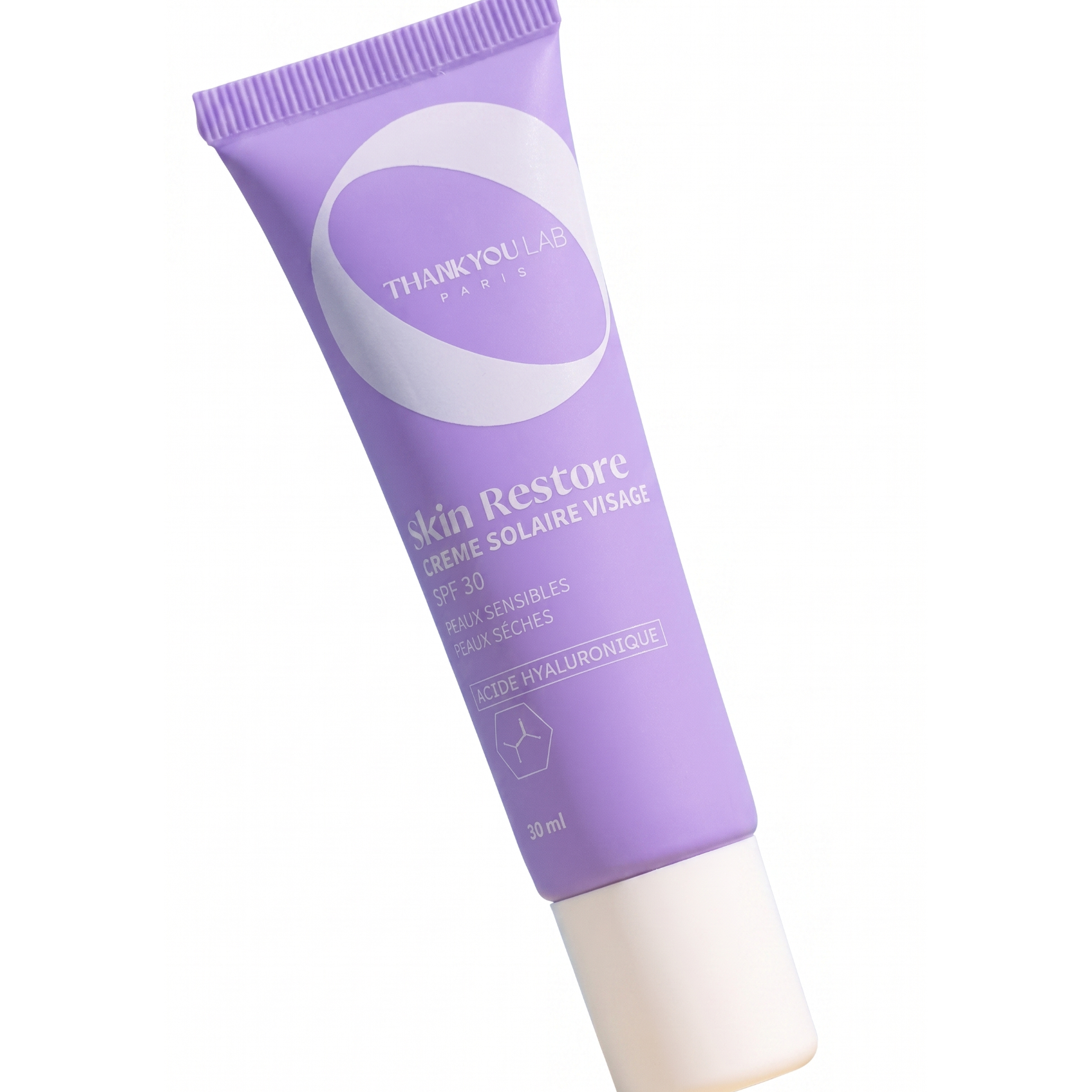 Crème Solaire Visage SPF 30 | Acide Hyaluronique